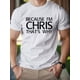 thumbnail image 1 of Camiseta informal de manga corta cómoda para hombre, con estampado "SOY CHRIS, POR ESO", ideal para verano, para adultos, hombres, mujeres, adolescentes, jóvenes y para el tiempo libre., 1 of 5