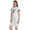 thumbnail image 4 of Inkmeso T-Shirts Graphiques Tunique Meilleures Amies Col Rond Robe Été Manches Courtes Hauts, 4 of 8