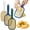 Multicolor, variant on ZFSBZBS Stainless Steel Cheese Grater Set, Kitchen Professional Cheese Grater Flat Handheld Grater Kitchen Food for Potatoes Carrots Cheese,Green