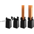 thumbnail image 1 of Adjustable Furniture Risers 10cm, 4 Inch Bed Leg Risers, Heavy Duty Furniture Risers for 0.8-1.6 Inch Chair Legs, 1 of 5