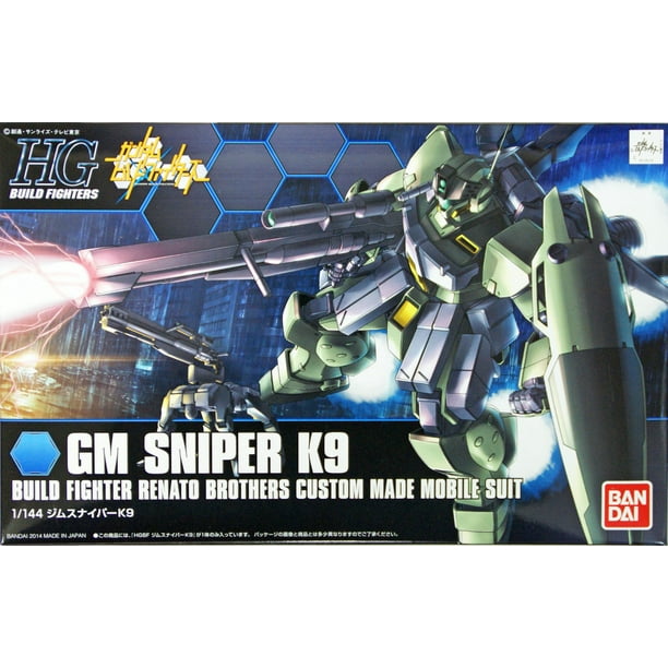 Bandai Hobby Hgbf Gundam Build Fighters Gm Sniper K9 Hg 1 144 Model Kit Walmart Com