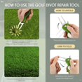 thumbnail image 4 of Herramienta de reparación Golf Divot Skylety con marcador de bolas de acero inoxidable, 4 of 7