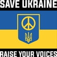 thumbnail image 3 of CafePress - Save Ukraine Raise Your Voices Men's Dark Pajamas - Men's Dark Loose Fit Cotton Pajama Set, 3 of 7