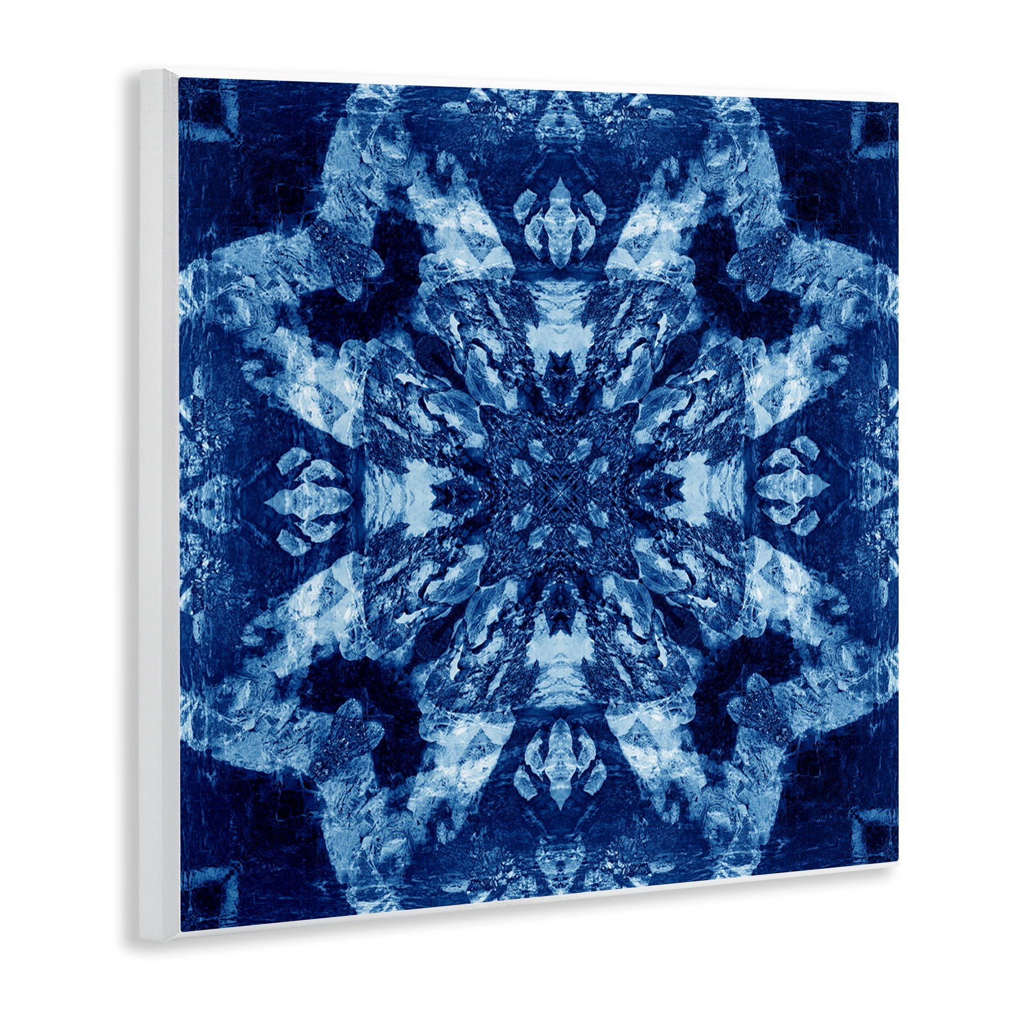 Stupell Industries Geometric Symmetry Pattern Abstract Painting Unframed Art Print Wall Art, 12 x 12