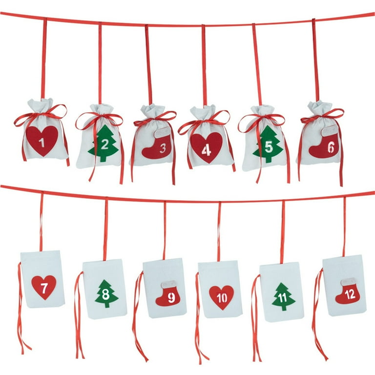 Fuieoe Toys Birthday Gifts 2022 Red Wine Bag Advent Calendar Fabric Bag For  Children Women And Men Christmas Advent Calendar - Walmart.com