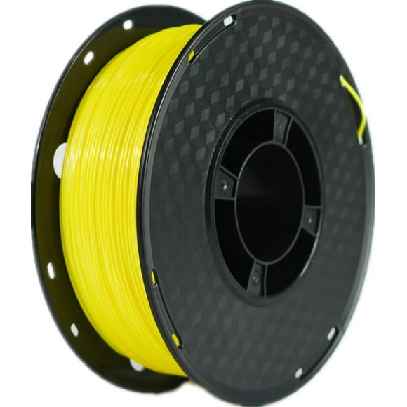 RANKI Filament TPU 1.75 mm TPU Flexible, Filament d'Imprimante 3D, Précision Dimensionnelle +/- 0.05 mm, 98a, Bobine 1kg, Jaune