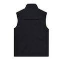 thumbnail image 4 of JUUYY Men's Lightweight Softshell Vest Outerwear Zip Up Stand Collar Outdoor Casual Solid Color Vest Coats Sleeveless Quick Dry Golf Vest Jacket Black XXXXL, 4 of 4
