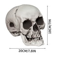 thumbnail image 2 of Realistic Halloween Skull Decoration Spooky Haunted House Prop with Bloody Details for Parties & Events, 2 of 6