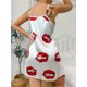 thumbnail image 4 of Camisones de seda satinada de imitación para mujer, ropa de dormir con estampado, vestido de noche con tirantes, lencería Sexy, ropa de casa, bata para el hogar, 4 of 5