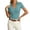 Green, variant on Womens Short Sleeve Business Casual Tops Summer V Neck Polo Work Shirts Fitted Basic Shirt Trendy Tops