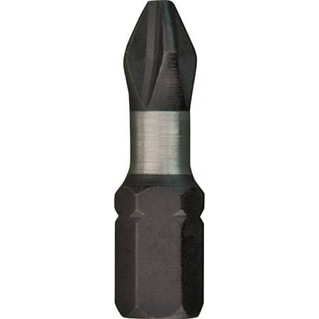 2in Power Bit Shockwave 48-32-4562 Impact Duty Power Bit, NO 2, Phillips, 3-1/2 in OAL, Proprietary Steel ()