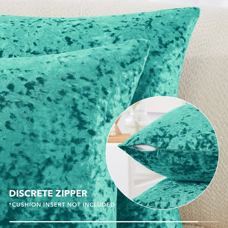 Large crushed velvet cushion cheap covers