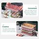 thumbnail image 2 of 1 caja de almacenamiento de alimentos para refrigerador, caja de almacenamiento para refrigerador, cajón para verduras de doble capa, 2 of 6