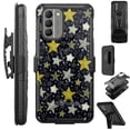 thumbnail image 1 of Compatible with Nokia G400 Hybrid Luxguard Holster Phone Case Cover (Night Stars), 1 of 2