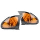 thumbnail image 2 of M Buder Cubierta de Lente de Luz de Esquina Direccional Amarilla para BMW E46 Serie 3 4 Puertas 2002-2005 (Par), 2 of 9