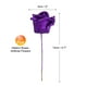 thumbnail image 2 of Uxcell 50pcs Glitters Roses Flores Artificiales Rosas Falsas con Tallos para Bodas, Fiesta, Oficina, Morado, 2 of 5