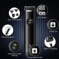 thumbnail image 3 of Sejoy CortSejoy traje de barbas para hombres, negro Sejoy LFQ-F3, 3 of 10