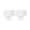 thumbnail image 1 of Blank Yard Signs with Stakes, Yard Sign 17x12 Inch 8Pack Plastic Double Sided Outdoor Lawn Signs fo, 1 of 5
