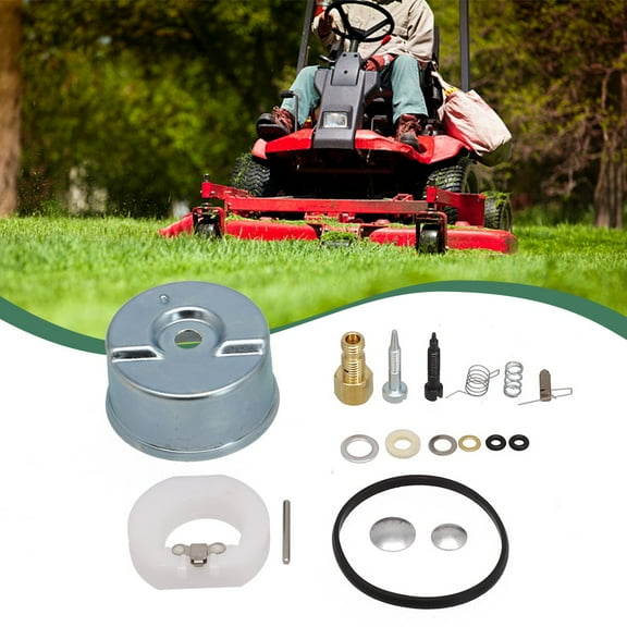 For Tecumseh Engine Carburetor Replacement Kit with Essential Float and Bowl Components Fits Models #632347 #631700 & #632019A