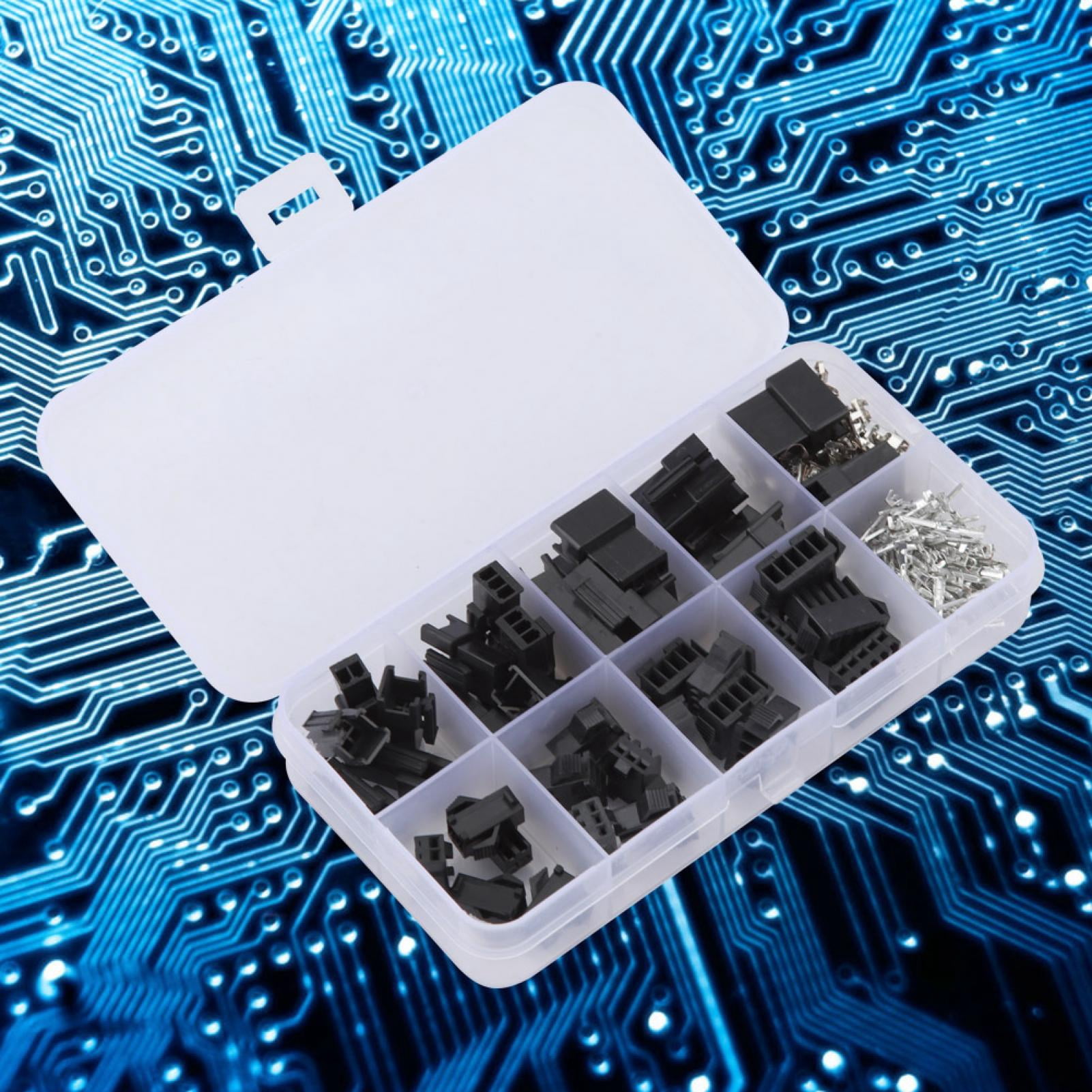 2/3/4/5Pin Connector Housing Kit Male & Female Terminal, JST-2.54