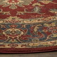 thumbnail image 3 of SAFAVIEH Mahal Bentley Oriental Area Rug, Red/Navy, 6'7" x 6'7" Round, 3 of 7