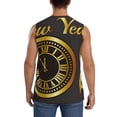 thumbnail image 4 of Fotbe 2025 New Year Men's Camiseta sin Mangas Estampada para Hombres, Playera Casual para Gimnasio, Entrenamiento, Playa-Small, 4 of 7
