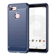 thumbnail image 1 of PANDACO Navy Brushed Metal Case for Google Pixel 3a XL, 1 of 2