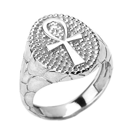 Factory Direct Jewelry Sterling Silver Egyptian Ankh Cross Men Sterling Silver Egyptian Ankh Cross Men S Ring