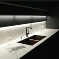 thumbnail image 4 of Houzer Quartztone 31 inch Mocha Granite Composite Undermount 50/50 Double Bowl Kitchen Sink - M-300U MOCHA, 4 of 5