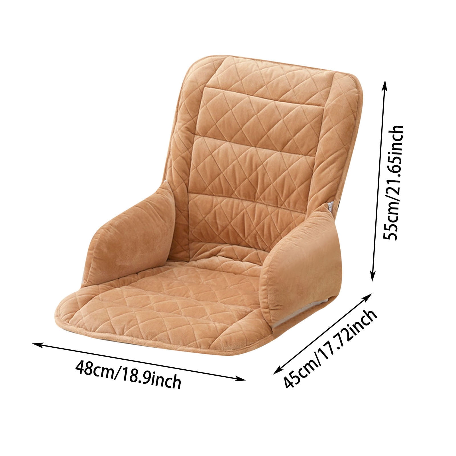Heated Office Chair Cushion with Lumbar Support, USB Powered Heating Seat Pad with 3 Heat Levels, Large Area Warmth for Desk Chairs, Wheelchairs and Home Office Use with Timer Function