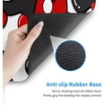 thumbnail image 6 of Red Black White Gaming Mouse Pad Desk Pad XL 31.5×11.8 Inch Japanese Anime Geometric Cool Extended Mousepad 30X80cm with Non-Slip Rubber Base Stitched Edge Large Desk Mat for Gamer Office Home Work, 6 of 6