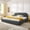 Green-King, variant on New Queen Size Upholstered Bed Frame, Modern Minimalist Style with Tall Curved Headboard, Premium Circle Yarn Fabric & Sturdy Leg Support, Mattress Not Included-Green