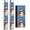 Blue, variant on Blue Snowman Christmas Refrigerator Door Handle Covers Set of 2, Xmas Tree Snowflake Elk Gifts Fridge Door Handle Protector Kitchen Appliance Cover for Refrigerator Oven Dishwashers Microwave