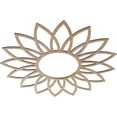 thumbnail image 2 of Ekena Millwork 34"OD x 11 7/8"ID x 3/8"T Daisy Wood Fretwork Pierced Ceiling Medallion, Hickory, 2 of 3