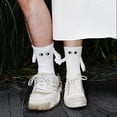 thumbnail image 3 of CHAO Calcetines magnéticos con forma de mano, nuevos calcetines con forma de mano, calcetines de pareja tomados de la mano, negros, 3 of 5