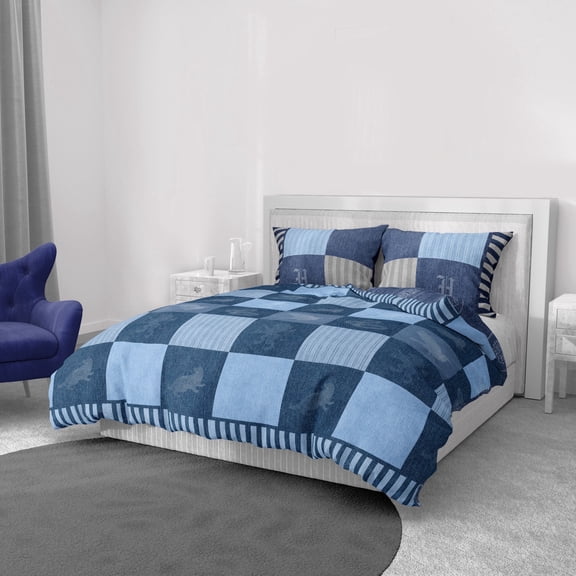 Harry Potter True Blue Hogwarts 5 Piece Full Bed in a Bag Set