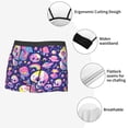 thumbnail image 4 of KLL Skull colorful mushroom Men's Cotton Boxer Briefs Underwear-Small, 4 of 8