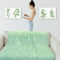 thumbnail image 2 of Sage Green Throw Blanket - Comfy Soft Fluffy Smooth Washable Warm Luxury Thick Accent Throws Blankets for Sofa, Beds, Couch, Luxurious Home Bedroom Room Decor 50"x60" Sage Green Room Decor, 2 of 6