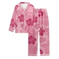 thumbnail image 5 of Valentine Day Womens Pajamas V Neck Printed Long Pants Sleepwear Sets Night Wear S-XXL, 5 of 5