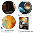 thumbnail image 3 of Designart "Abstract Retro Auto Reminiscence I" Car Vintage Wall Decor, 3 of 7