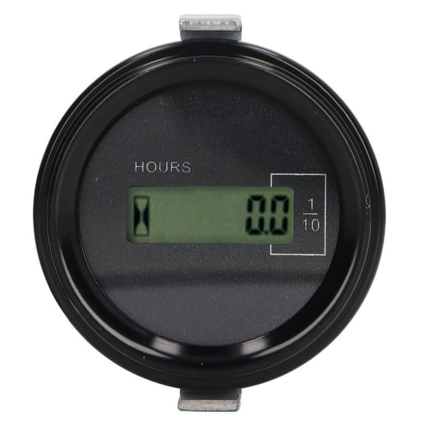 Accessoire de Minuterie pour Excavatrice, Minuterie à Induction d'Essence Précision 0.01H Compteur d'Heures pour Contrôle pour Kato pour 9 Carrés, pour Kato Rond