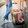thumbnail image 3 of Be My Valentine's Labrador Retriever Truck Full of Love Flower Balloon Travel Luggage Cover Lab Dog Lover Gifts Suitcase Dust Protective Decor - 02029, 3 of 5
