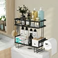 Isyunen 2Tier over the Toilet Storage Rack,Metal Bathroom Shelf with