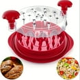 thumbnail image 1 of JUNWELL Pro Large Chicken Shredder Tool - Effortless Meat Shredding with Visible Results  -Slip Strip  Ergonomic Handle  and Twist Function for Chicken Breast  Beef  and Pork, 1 of 7