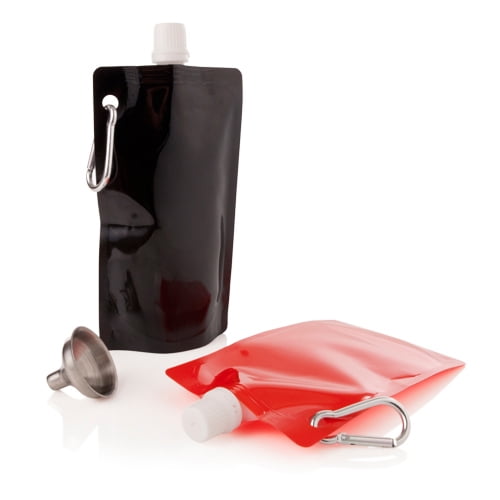 True Smuggle Plastic Flasks for Liquor for Men and Women, 6 oz, Set of 2