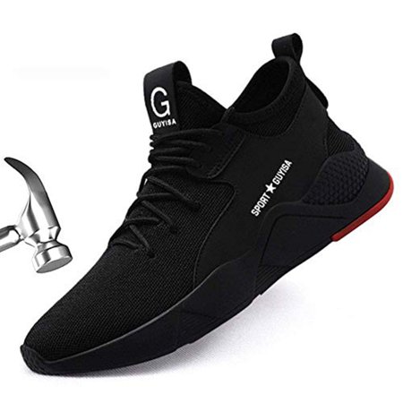 

Men Steel Toe Work Safety Shoes Breathable Mesh Puncture Proof Non-Slip Outdoor Sneakers Puncture Proof Breathable Mesh Anti-slip Work Safety Shoes Industrial Construction Outdoor Durable C8186