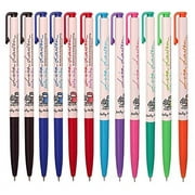 Xeno 0.38mm Baby Mikey .. Lisa Character Slim Ballpoint .. Pen, Baby Mikey Lisa, .. Assorted 12 Colors