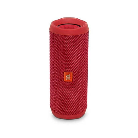 JBL FLIP 4 Red Portable Bluetooth Speaker (Certified Refurbished)