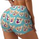 thumbnail image 1 of Fotbe Cute Corgi Head Shorts Sin Costuras – Shorts Deportivos de Cintura Alta para Mujer, Elásticos para Gimnasio, Yoga, Running o Ciclismo-Small, 1 of 8