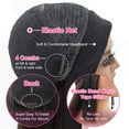 thumbnail image 2 of Nvzi Headband Wig Body Wave Human Hair for Black Women Glueless 150% Density None Lace Front Brazilian Virgin Curly Machine Made Easy Wear 16 Inch Headband, 2 of 5